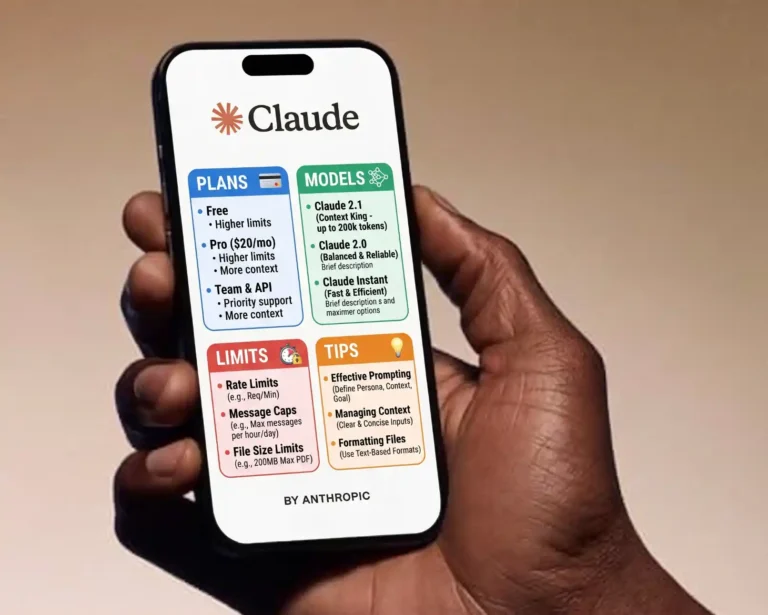 Claude AI Guide: Plans, Models, Limits and Tips